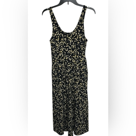 Who What Where Floral Black and Yellow Women's Dress - Picture 2 of 9